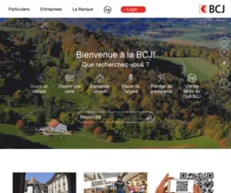 BCJ.ch(Bienvenue sur le site Internet la Banque Cantonale du Jura) Screenshot