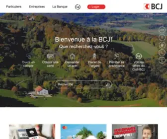 Bcju.ch(Bienvenue sur le site Internet la Banque Cantonale du Jura) Screenshot