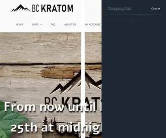 BCkratom.com(BC Kratom) Screenshot