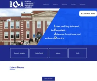 Bclaboston.org(Boston Community Leadership Academy) Screenshot