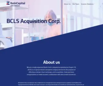 BClsacquisitioncorp.com(BCLS Acquisition Corp) Screenshot