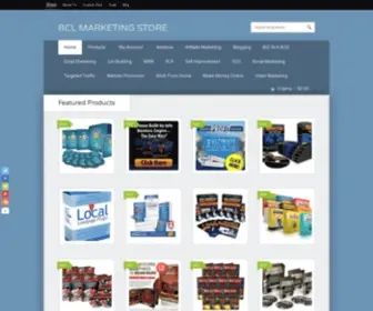 BCLstore.net(BCL MARKETING STORE100's Of Resell Rights eBooks) Screenshot