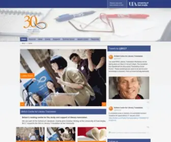 BCLT.org.uk(British Centre for Literary Translation) Screenshot