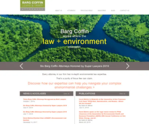 BCLtlaw.com(Barg Coffin works where the law) Screenshot