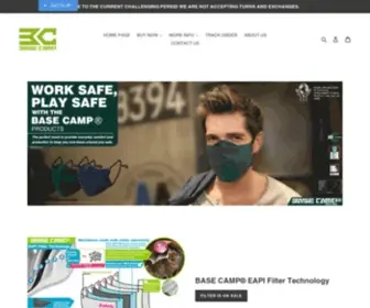 Bcmask.com(BASE CAMP® Reusable Air Filtration Masks) Screenshot