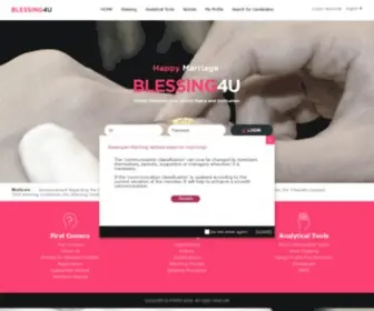 Bcmatching.org(축복결혼을) Screenshot
