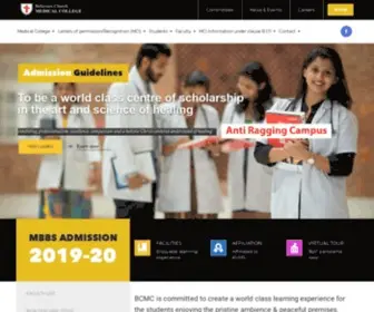 BCMCH.edu.in(Believers Church Medical College) Screenshot