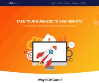 BCmguru.io(BlockChain MarketingGuru) Screenshot