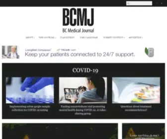 BCMJ.org(BC Medical Journal) Screenshot