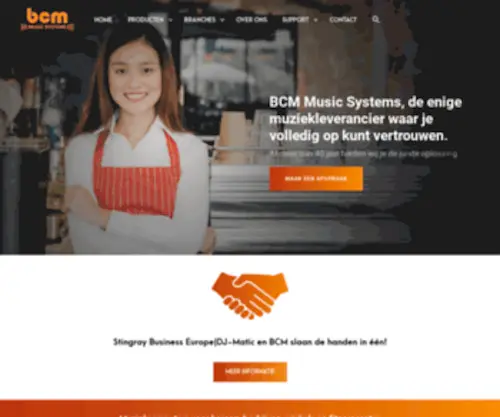 BCmmusic.nl(BCM Music Systems) Screenshot