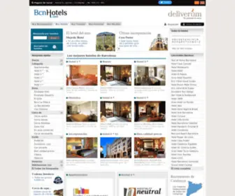 BCnhotels.com(Hoteles Barcelona) Screenshot