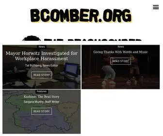 Bcomber.org(The Beachcomber) Screenshot