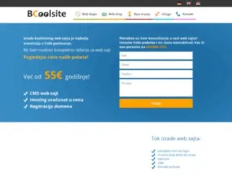 Bcoolsite.com(Izrada sajta) Screenshot