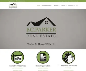 Bcparker.com(RedStone Property Management in Piedmont Triad) Screenshot