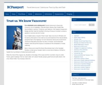 Bcpassport.com(Travel Vancouver) Screenshot