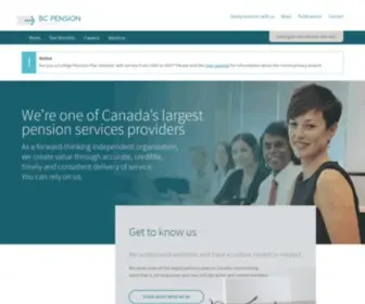 Bcpensioncorp.ca(Corporate) Screenshot