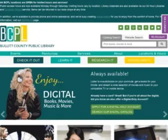 BCplib.org(Bullitt County Public Library) Screenshot