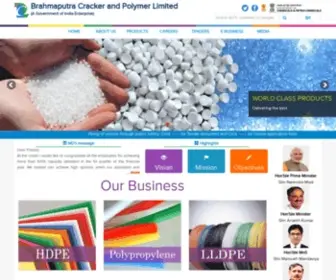 BCplonline.co.in(Brahmaputra Cracker and Polymer Limited) Screenshot