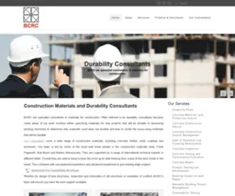 BCRC.com.au(Construction Materials Consultants) Screenshot