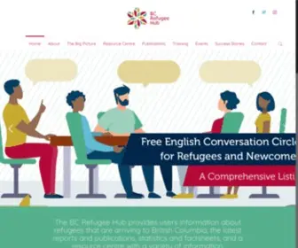 Bcrefugeehub.ca(BC Refugee Hub) Screenshot