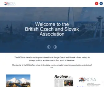 Bcsa.co.uk(British Czech and Slovak Association) Screenshot