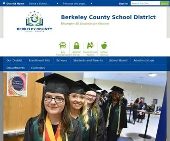 BCSDSchools.net(Berkeley County School District) Screenshot