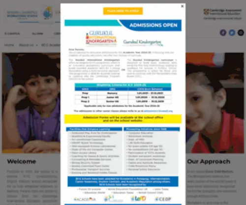 Bcseast.org(Bombay Cambridge International School) Screenshot