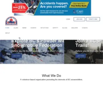 BCSF.org(BC Snowmobile Federation) Screenshot