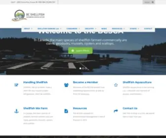 BCsga.ca(BC Shellfish Growers Association) Screenshot