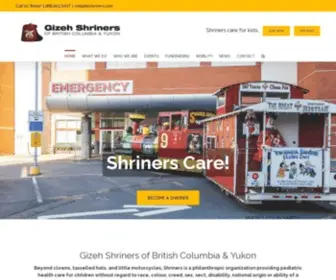 BCShriners.com(Shriners of BC and Yukon) Screenshot