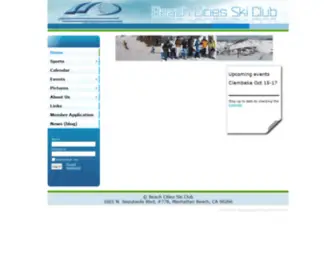BCskiclub.org(Beach Cities Ski Club) Screenshot