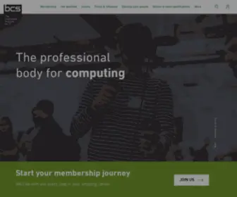 BCS.org.uk(BCS) Screenshot
