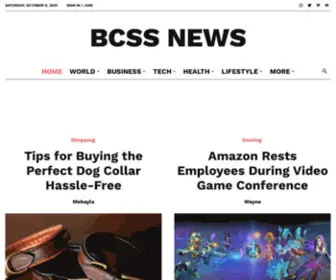 BCSS8.com(World's Popular News Magazine Website) Screenshot