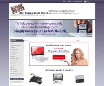 BCstamp.com(BC Stamp Works Ltd) Screenshot