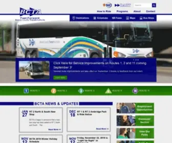 Bcta.com(Beaver County Transit Authority) Screenshot