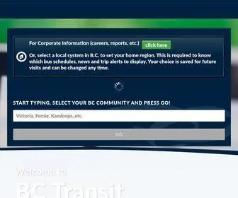 BCtransit.com(BC Transit) Screenshot