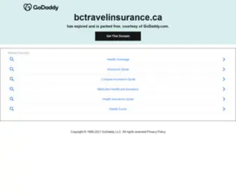 BCtravelinsurance.ca(BC Travel Insurance) Screenshot