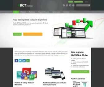 BCTtrader.com(Cuenta demo de trading para inversiones en línea en bolsa) Screenshot