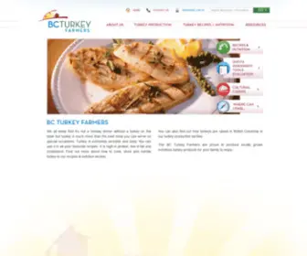 Bcturkey.com(BC Turkey Farmers) Screenshot