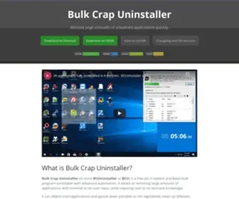 Bcuninstaller.com(Bulk Crap Uninstaller) Screenshot