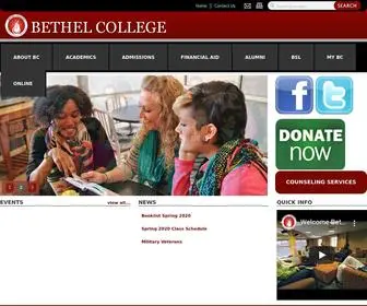 Bcva.edu(Bethel College) Screenshot