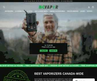 Bcvapor.ca(BC Vapor) Screenshot