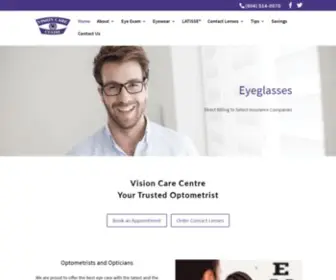 Bcvisioncare.com(Optometrist Langley) Screenshot