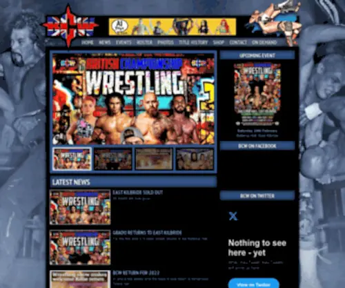 BCW-Wrestling.com(BCW Wrestling) Screenshot