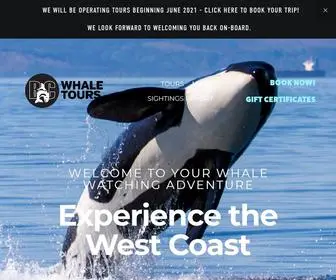 BCwhalewatchingtours.com(BC Whale Tours) Screenshot