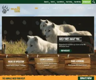 Bcwildlife.org(BC Wildlife Park) Screenshot