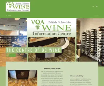 Bcwineinfocentre.com(The British Columbia Wine Information Centre Online Store) Screenshot