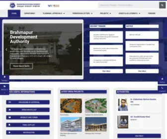 Bdabrahmapur.in(Berhampur Development Authority) Screenshot