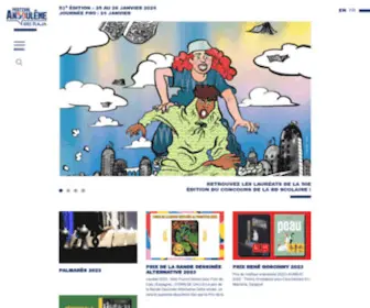 Bdangouleme.com(Festival International de la Bande Dessinée d’Angoulême) Screenshot