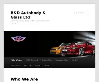 Bdautobody.ca(B&D Autobody & Glass Ltd) Screenshot